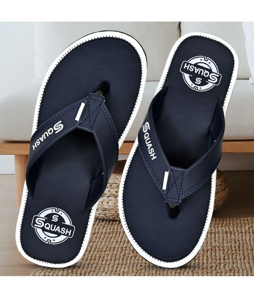     			Squash - Navy Men's Thong Flip Flop