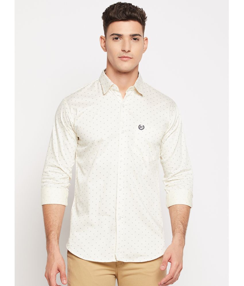     			First Krush - White Linen Slim Fit Men's Formal Shirt ( Pack of 1 )