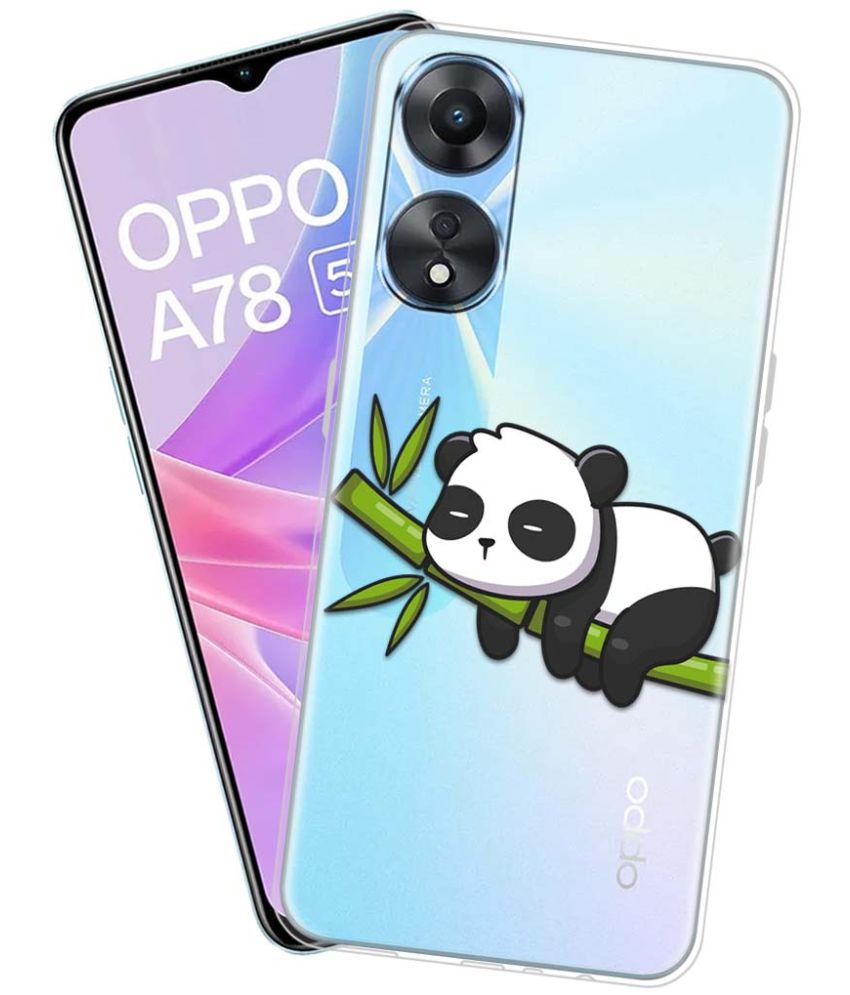     			NBOX - Multicolor Silicon Printed Back Cover Compatible For OPPO A78 5G ( Pack of 1 )