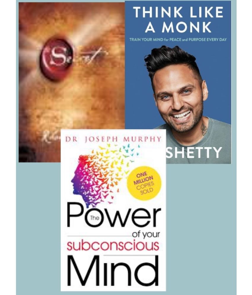     			The Secret + Think Like A Monk + The Power of Your Subconscious Mind