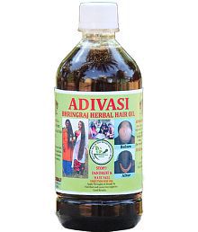 ADIVASI BHRINGRAJ HERBALS - Hair Growth Coconut Oil 500 ml ( Pack of 1 )