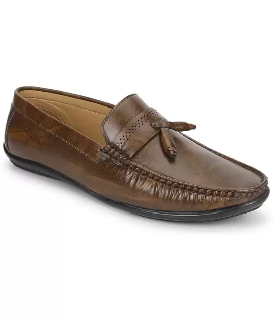Buy Louis Philippe Slip-On Formal Shoes For Men ( BLACK ) Online