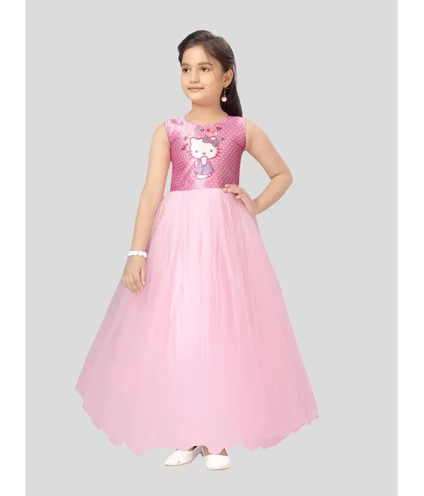 Aarika Girls Gajri coloured Party Wear Gown  Buy Aarika Girls Gajri  coloured Party Wear Gown Online at Low Price  Snapdeal