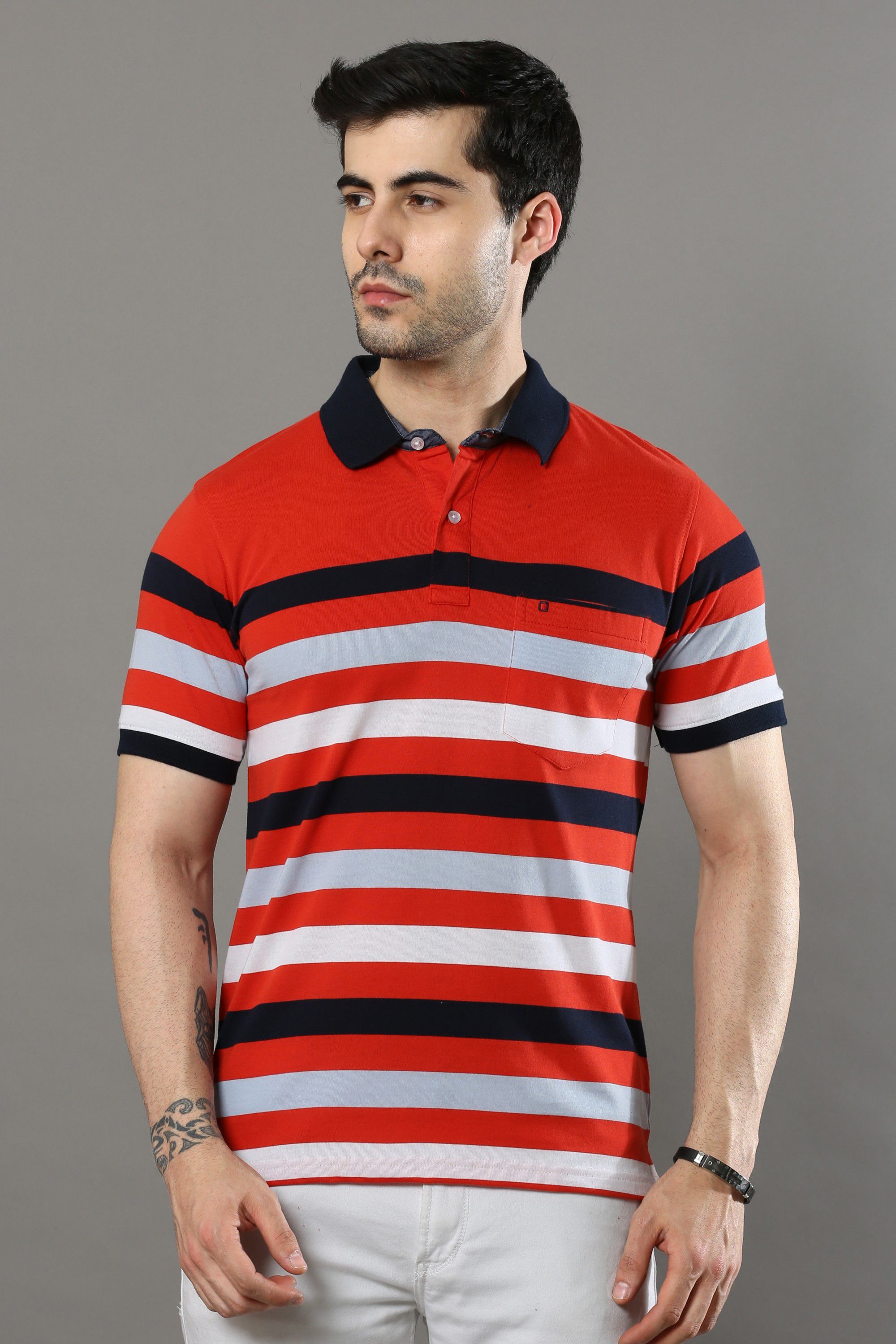     			Cool Colors - Orange Cotton Regular Fit Men's Polo T Shirt ( Pack of 1 )