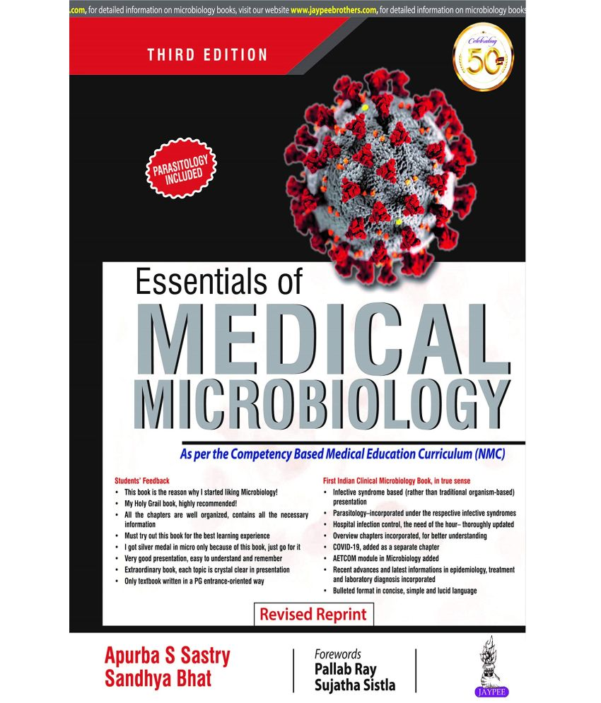     			Essentials of Medical Microbiology 3rd edition by Sastry Apurba S