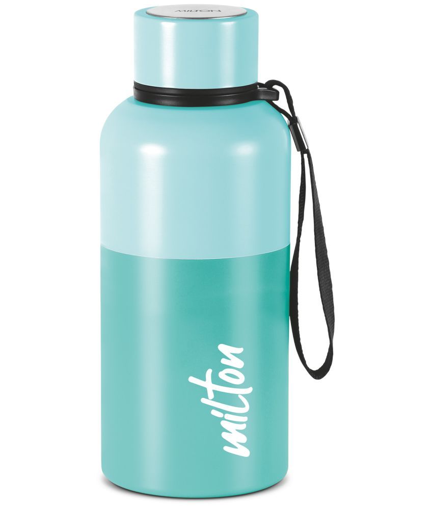     			Milton Ancy 500 Thermosteel Water Bottle, 520 ml, Aqua Green | 24 Hours Hot and Cold | Easy to Carry | Rust Proof | Tea | Coffee | Office| Gym | Home | Kitchen | Hiking | Trekking | Travel