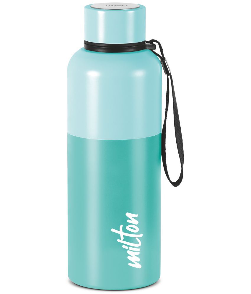     			Milton Ancy 750 Thermosteel Water Bottle, 750 ml, Aqua Green | 24 Hours Hot and Cold | Easy to Carry | Rust Proof | Tea | Coffee | Office| Gym | Home | Kitchen | Hiking | Trekking | Travel