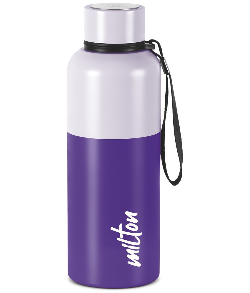     			Milton Ancy 750 Thermosteel Water Bottle, 750 ml, Violet | 24 Hours Hot and Cold | Easy to Carry | Rust Proof | Tea | Coffee | Office| Gym | Home | Kitchen | Hiking | Trekking | Travel Bottle