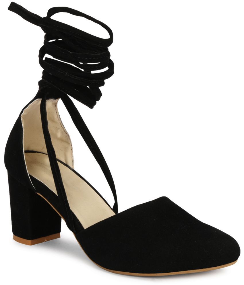     			Commander - Black Women's Gladiators Heels