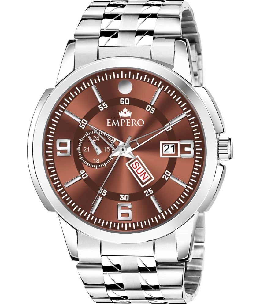     			EMPERO - Silver Stainless Steel Analog Men's Watch