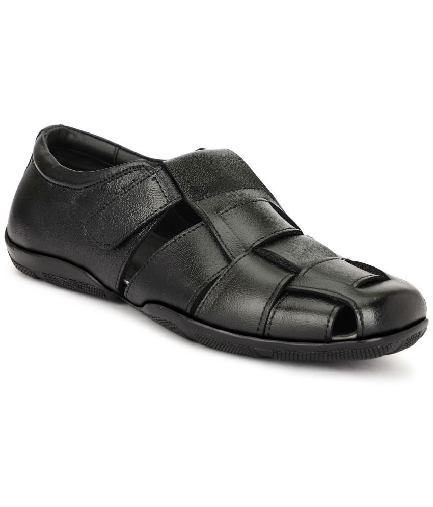     			MARKRANGE - Black Men's Sandals