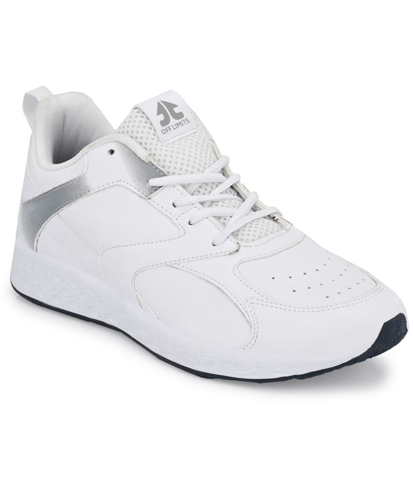     			OFF LIMITS - ULTRA FIT PU White Men's Sports Running Shoes