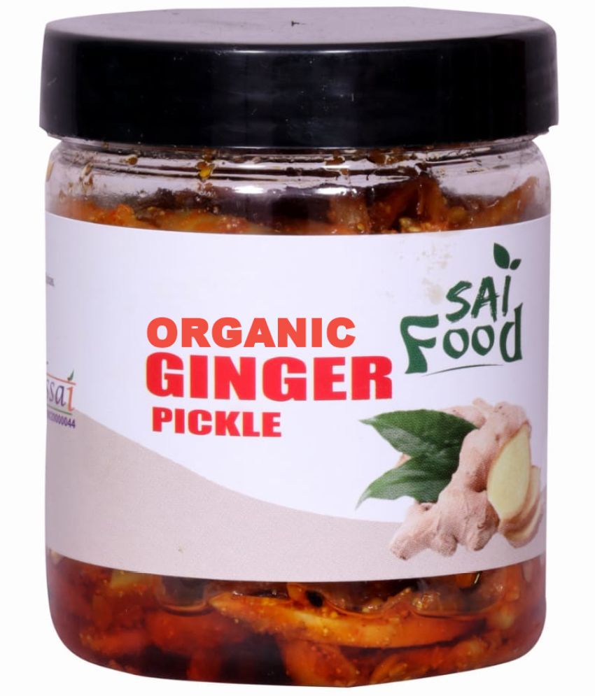     			SAi Food ORGANIC Ginger Pickle Traditional Punjabi Flavor Tasty, Spicy You are Being Served Mother Love Pickle 250 g