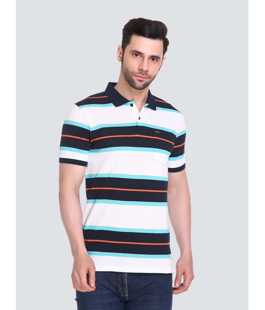     			TK TUCK INN - Multicolor Cotton Blend Regular Fit Men's Polo T Shirt ( Pack of 1 )