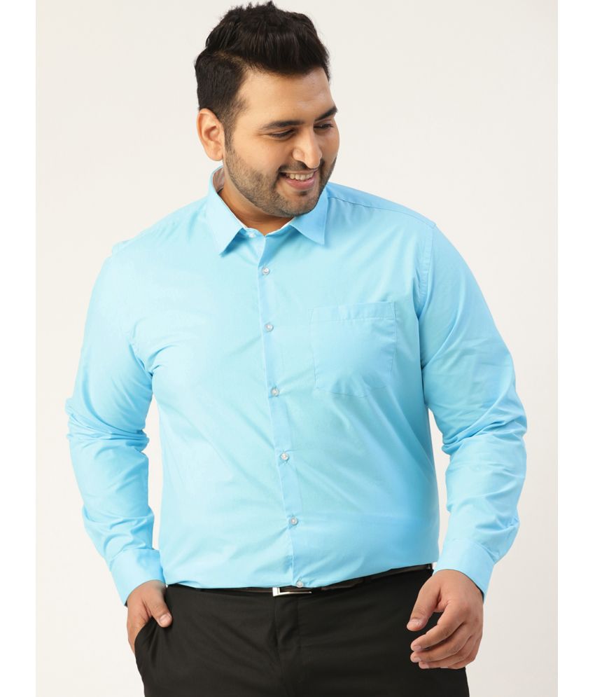     			IVOC - Blue 100% Cotton Regular Fit Men's Casual Shirt ( Pack of 1 )