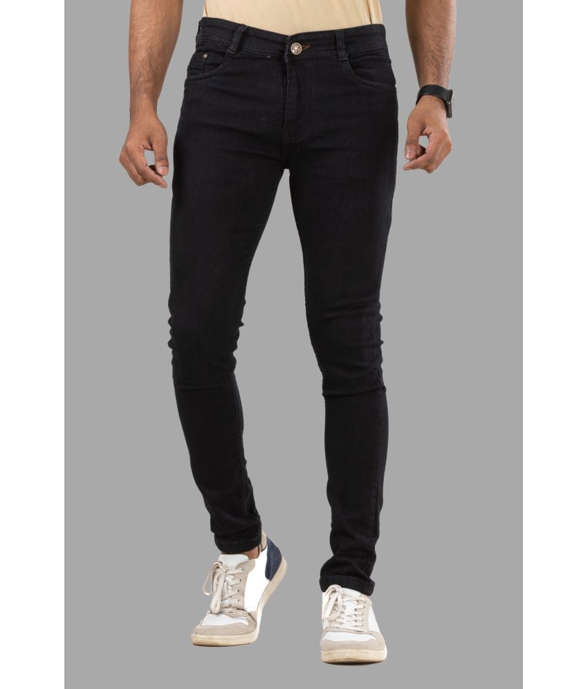     			L,Zard - Black Denim Slim Fit Men's Jeans ( Pack of 1 )