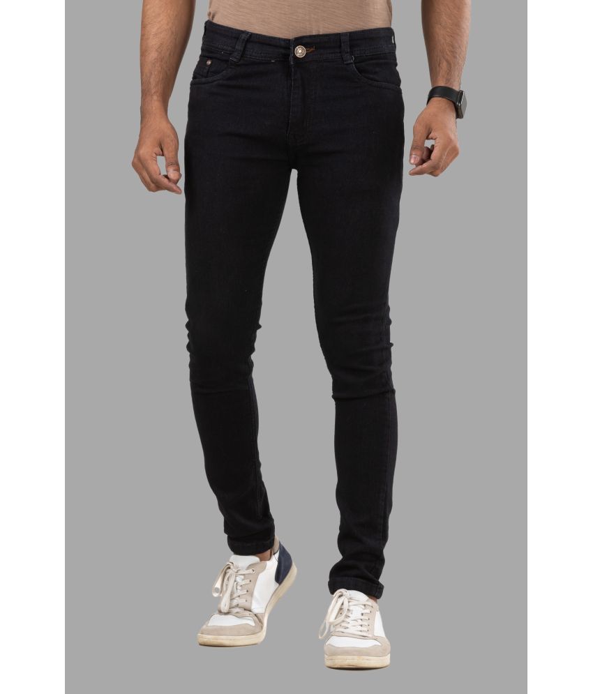     			L,Zard - Black Denim Slim Fit Men's Jeans ( Pack of 1 )