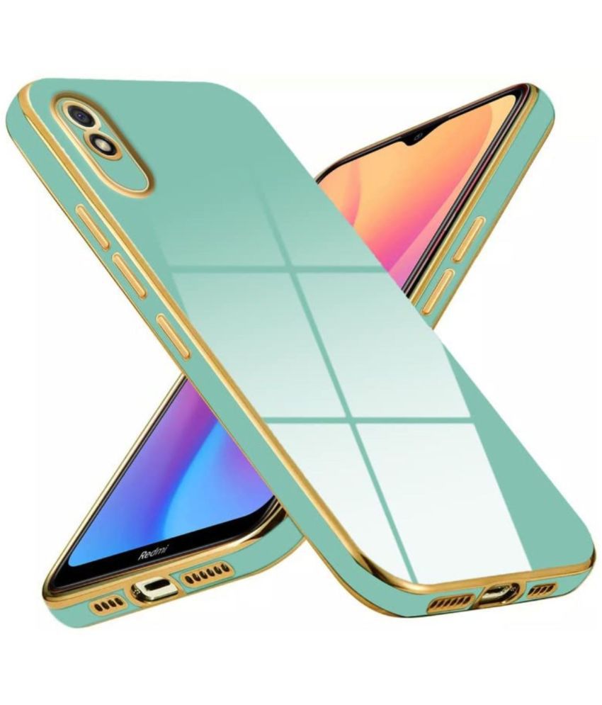     			NBOX - Green Silicon Plain Cases Compatible For Xiaomi Redmi 9A ( Pack of 1 )
