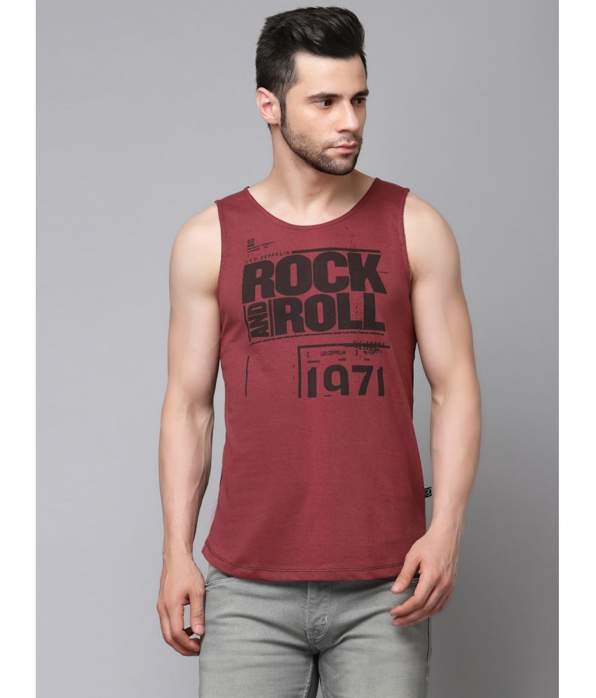     			Rigo Cotton Blend Men's Vest ( Maroon )