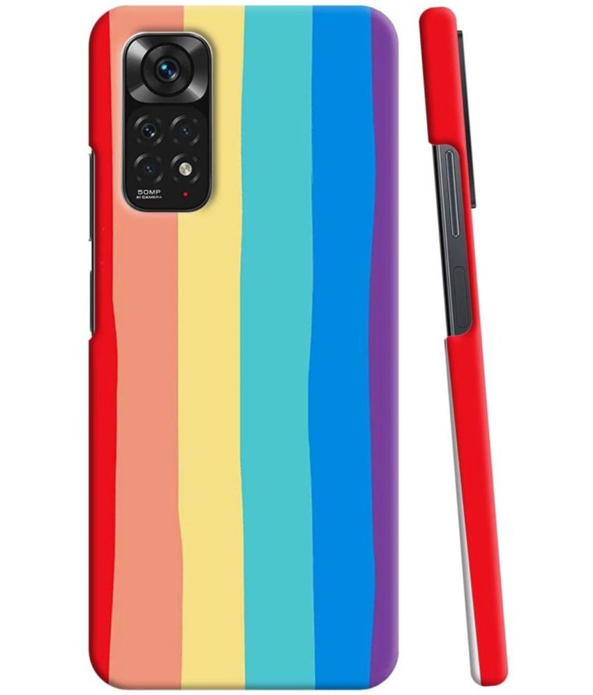     			T4U THINGS4U - Multicolor Polycarbonate Printed Back Cover Compatible For Xiaomi Redmi Note 11 ( Pack of 1 )