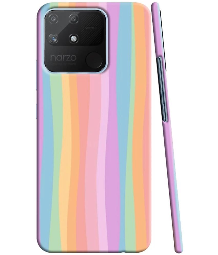     			T4U THINGS4U - Multicolor Polycarbonate Printed Back Cover Compatible For Realme Narzo 50A Prime ( Pack of 1 )