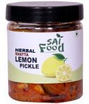 SAi Food HERBAL Masalo Se Bana Sweet n Sour Premium Sweet Lemon Pickle Nimbu Ka Achar Pickle 250 g