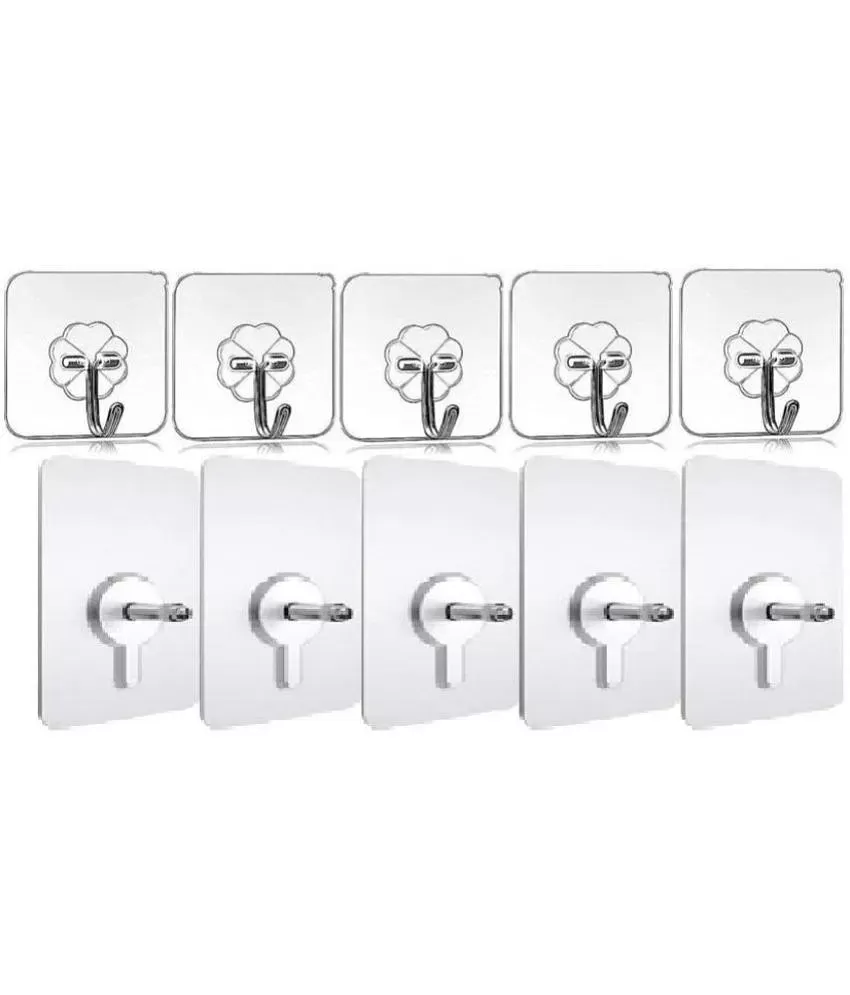 silver Stainless Steel Hook Self Adhesive Wall Hanging Sticky Hook for  Wall, Number Of Hooks: 1 at Rs 65/piece in Surat