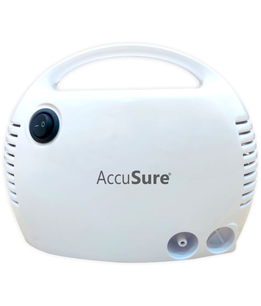     			AccuSure Piston Compressor Nebulizer Machine For Adults And Kids With Pediatric Mask2 Year Warranty