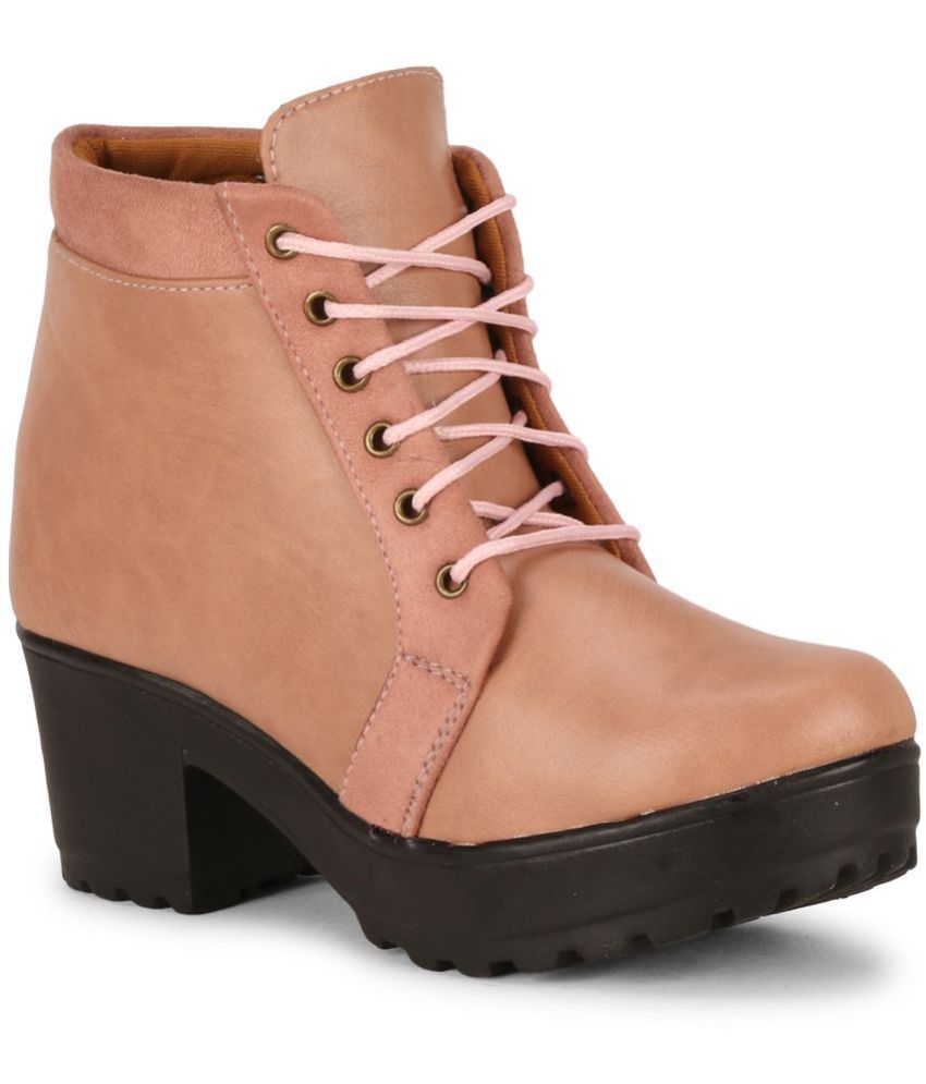     			Commander - Peach Women's Ankle Length Boots