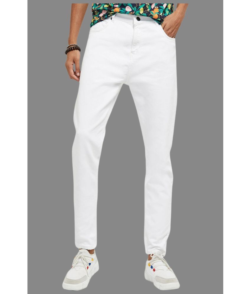     			Lawson - White Denim Slim Fit Men's Jeans ( Pack of 1 )