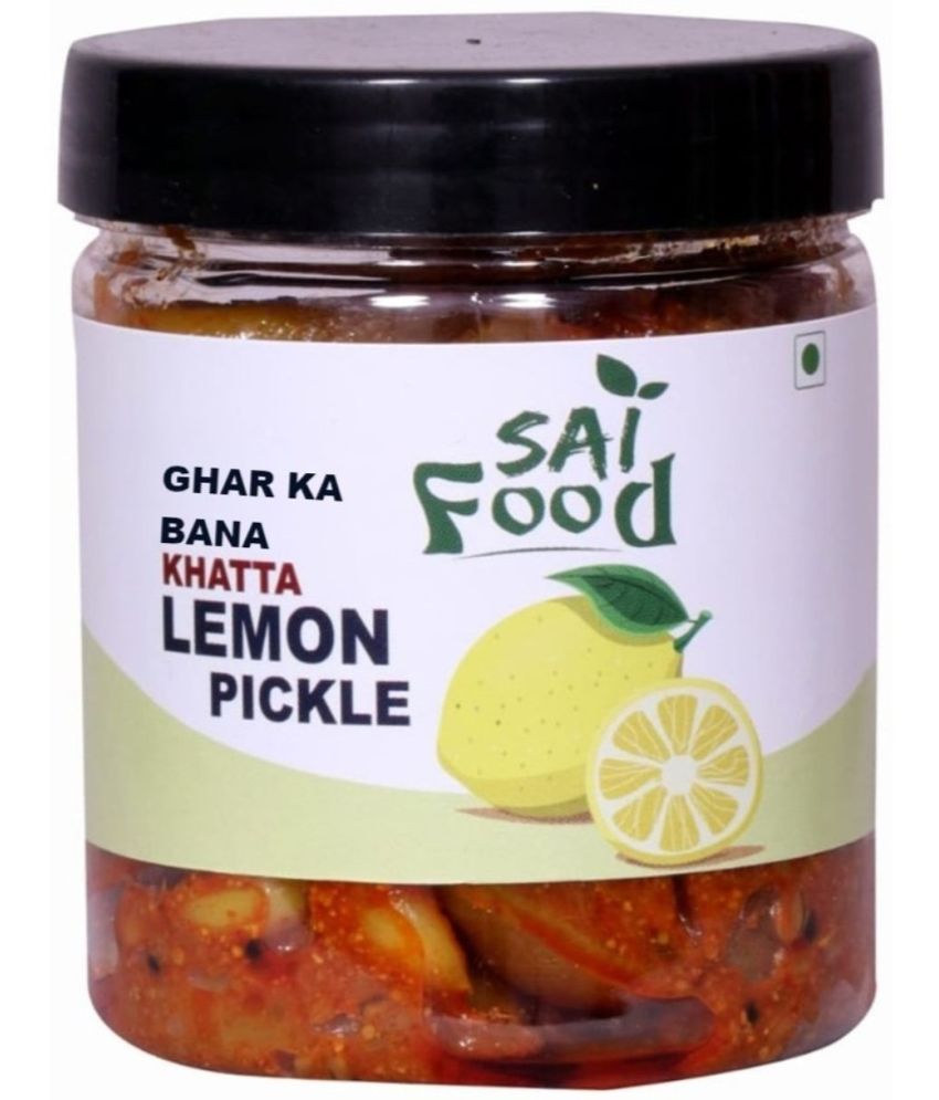     			SAi Food GHAR KA BANA Masalo Se Bana Sweet n Sour Premium Sweet Lemon Pickle Nimbu Ka Achar Pickle 250 g