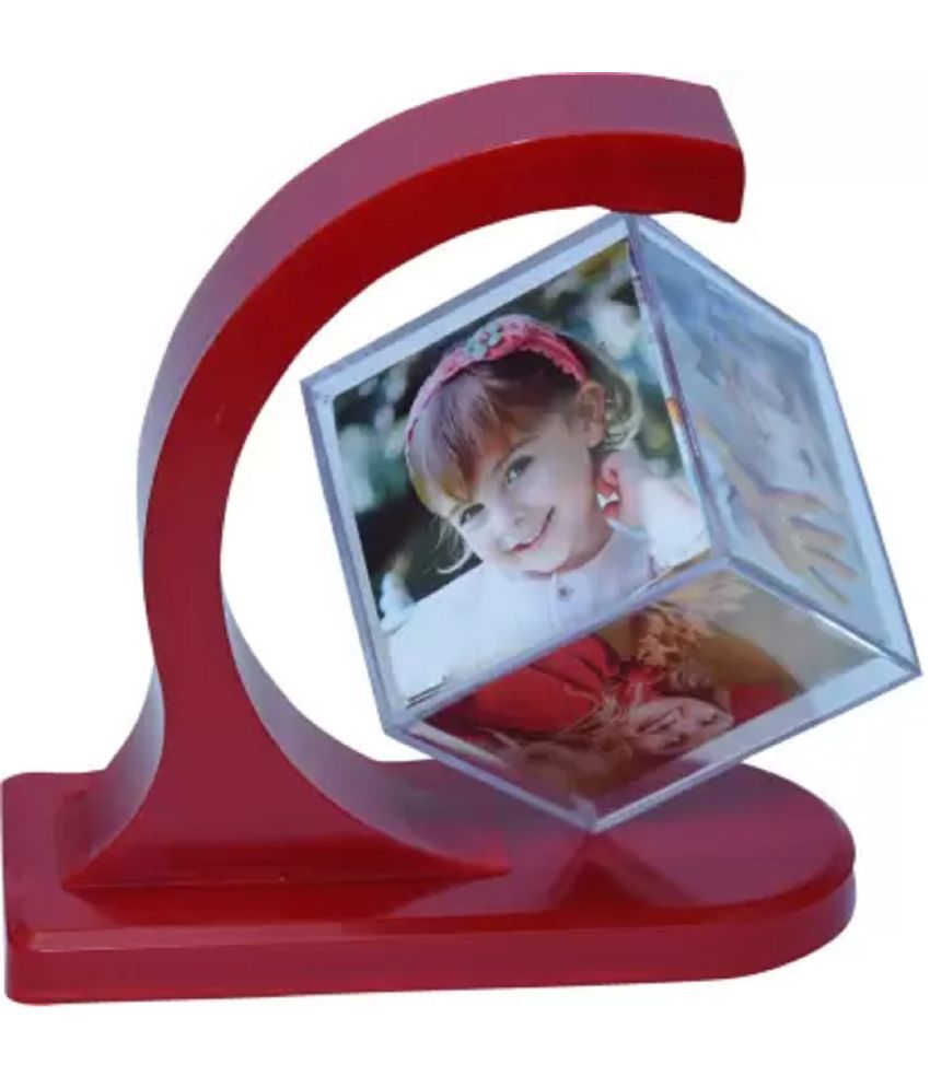     			Sigaram Plastic TableTop Red Photo Album - Pack of 1