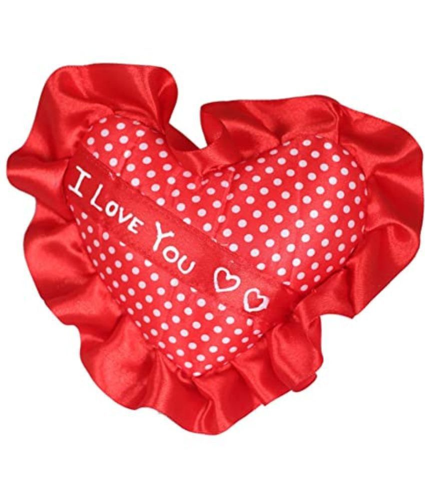     			Tickles I Love You Heart Cushion Soft Stuffed Plush Toy Gifts for Love Girl Friend Girlfriend Boyfriend Wife & Husband Wedding Anniversary Birthday Valentine's Day (Color: Red Size: 14 cm)