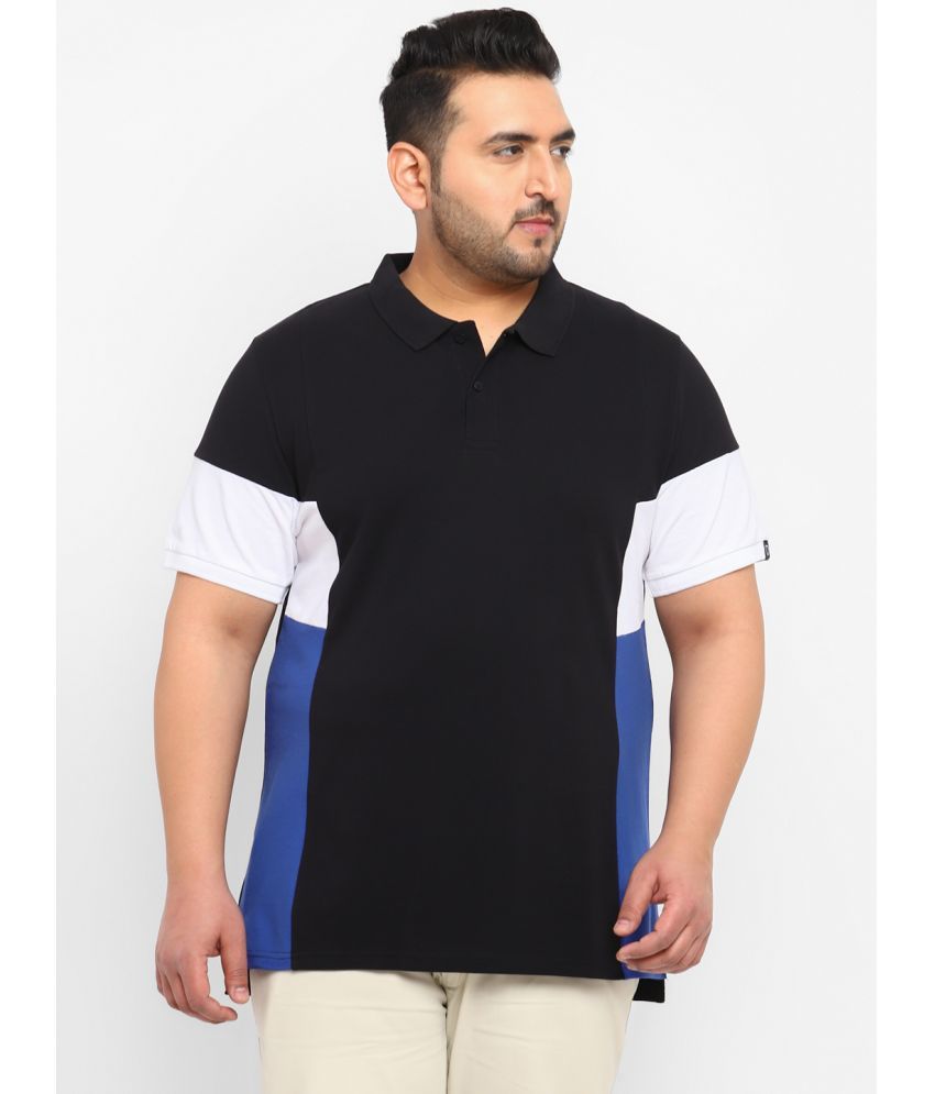     			Urbano Plus - Black Cotton Regular Fit Men's Polo T Shirt ( Pack of 1 )