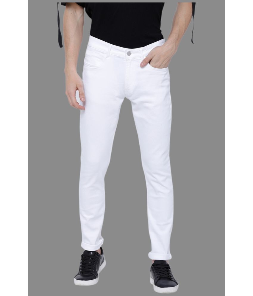     			x20 - White Denim Slim Fit Men's Jeans ( Pack of 1 )