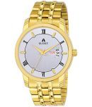 Aglance - Gold Metal Analog Men's Watch