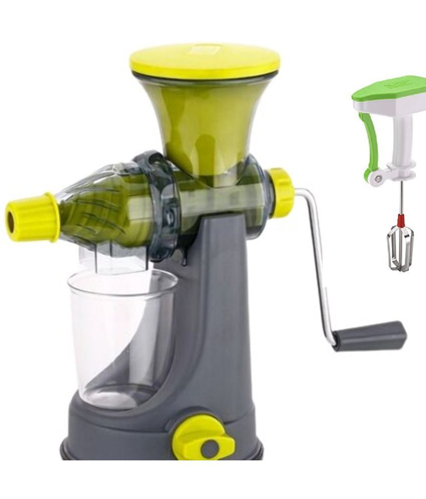     			Jony Fruit Non Electronic Hand Juicer - Plastic Multicolor Manual Juicer ( Pack of 2 )