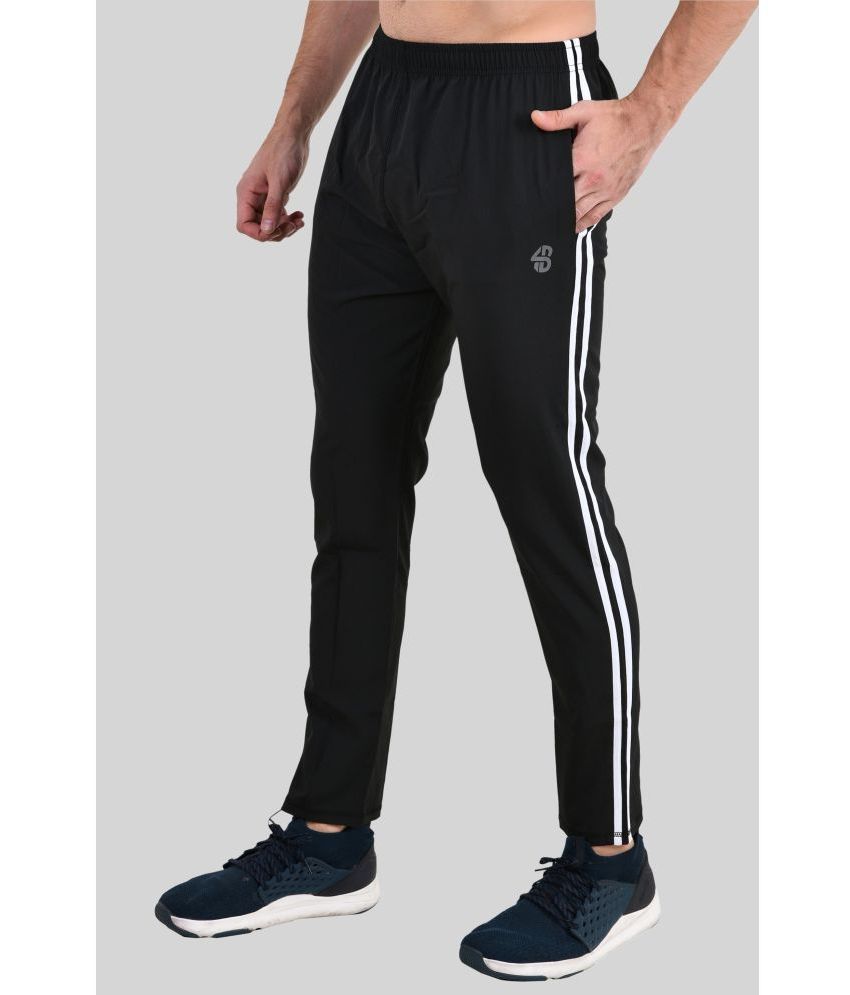     			Forbro Black Polyester Men's Sports Trackpants ( Pack of 1 )