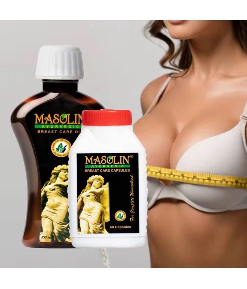     			MASOLIN HERBAL Breasst Care Oil & Capsule Oil 2 no.s Pack Of 1