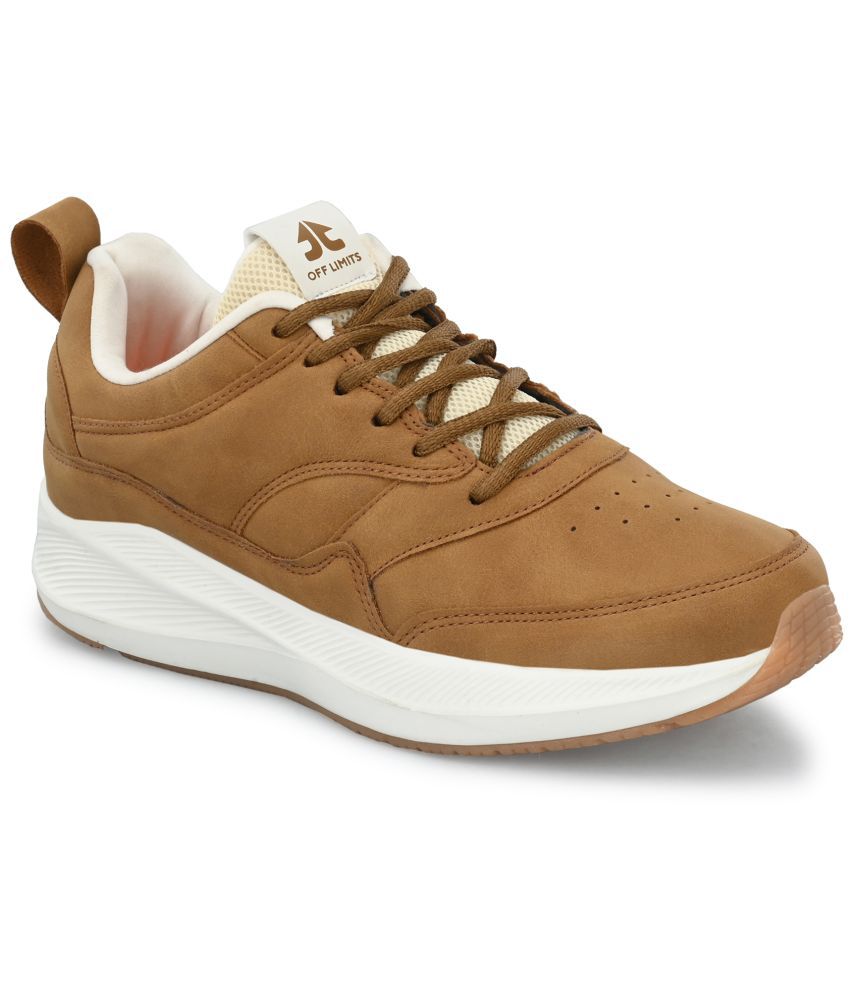 OFF LIMITS - STUSSY Tan Men's Sports Running Shoes