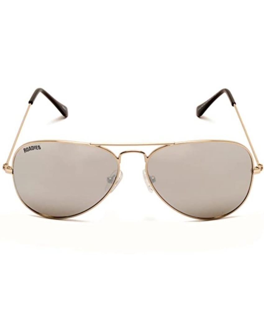     			Roadies - Gold Panto Sunglasses ( Pack of 1 )