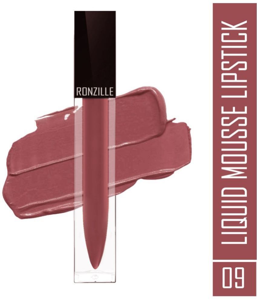     			Ronzille Fantastic Long smash mousse liquid lipstick -09