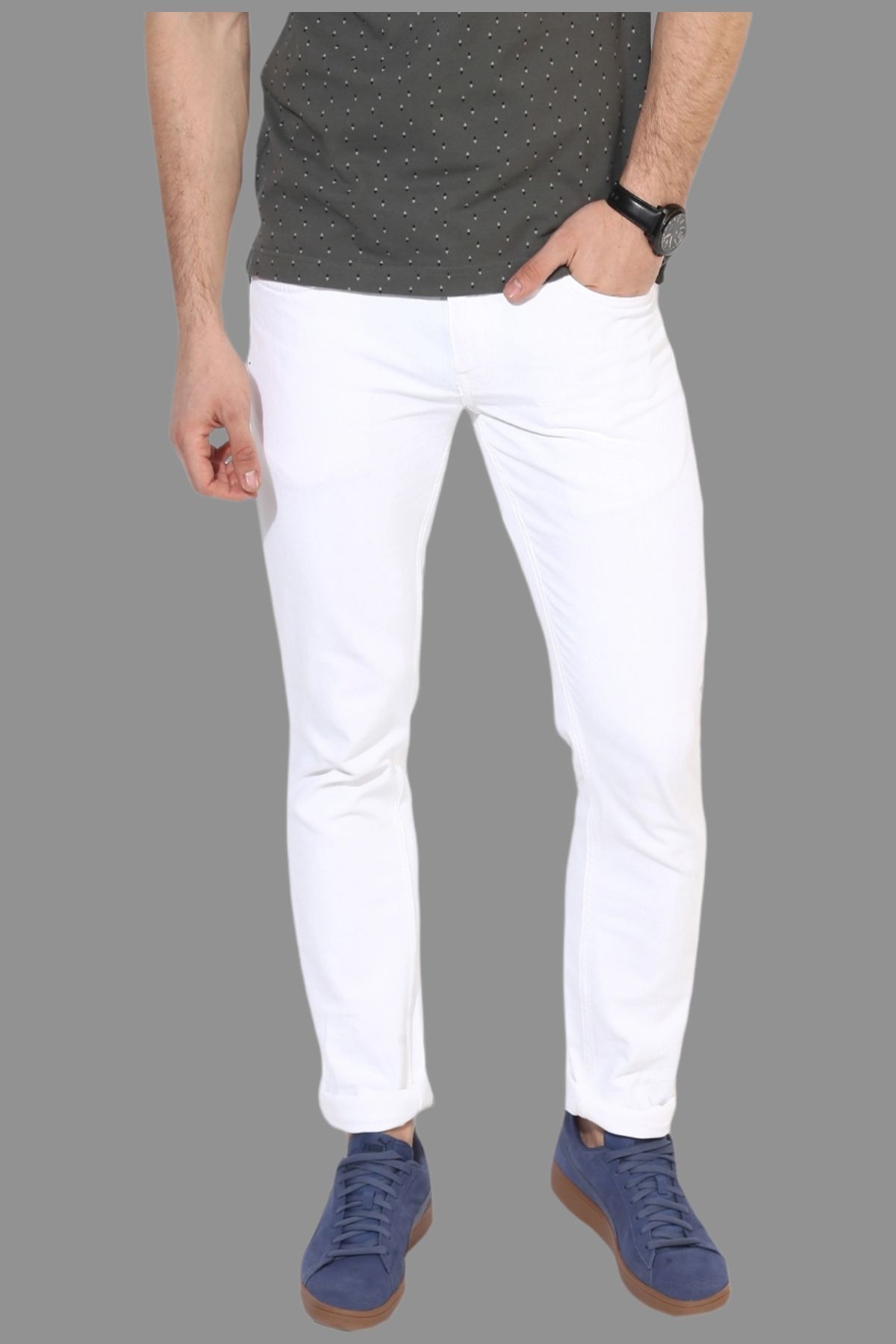     			x20 - White Denim Skinny Fit Men's Jeans ( Pack of 1 )