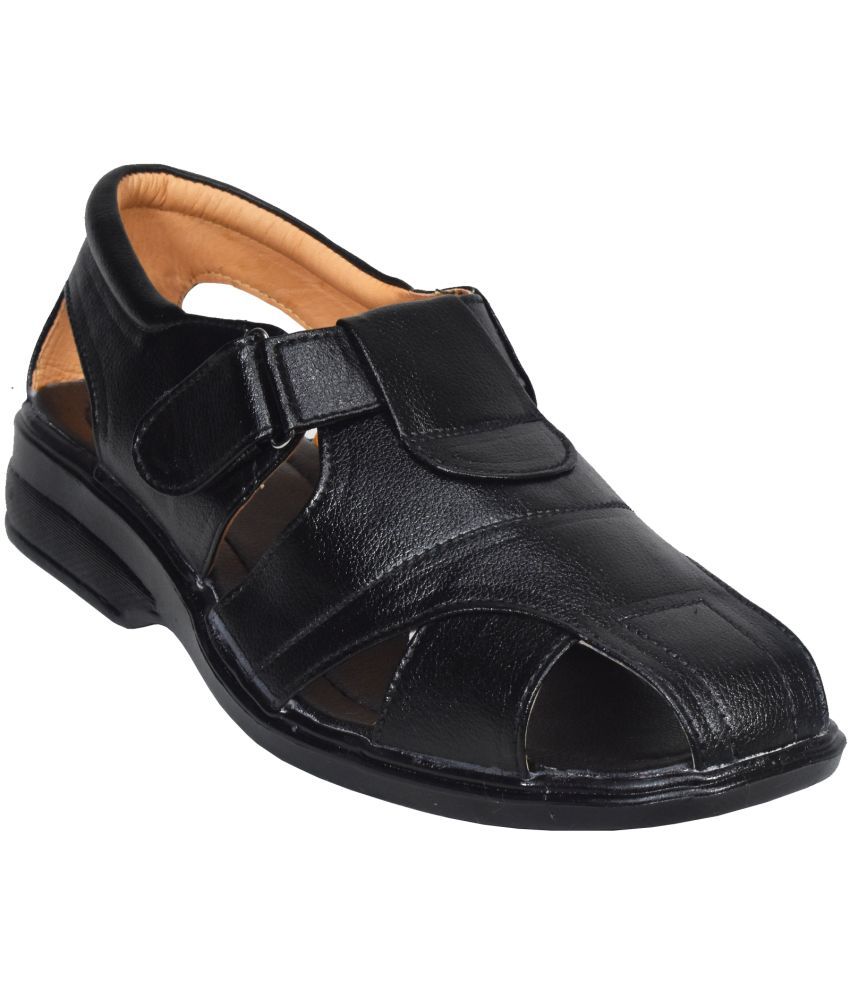     			Dream Makers - Black Men's Sandals