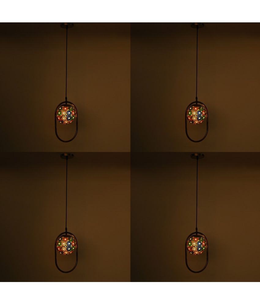     			Somil Glass Ceiling Light Pendant Multi - Pack of 4