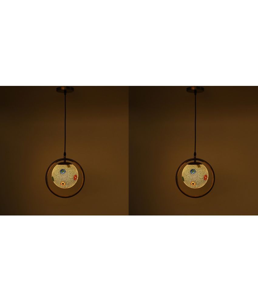     			Somil Glass Ceiling Light Pendant Multi - Pack of 2