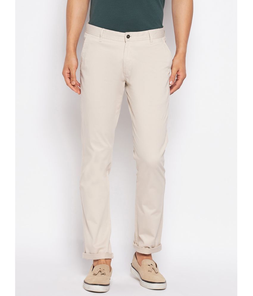     			Duke Cream Slim Chinos ( Pack of 1 )