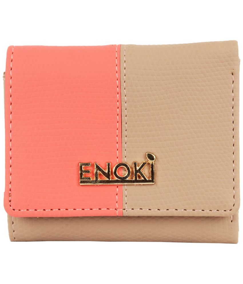     			Enoki - Beige Artificial Leather Handheld