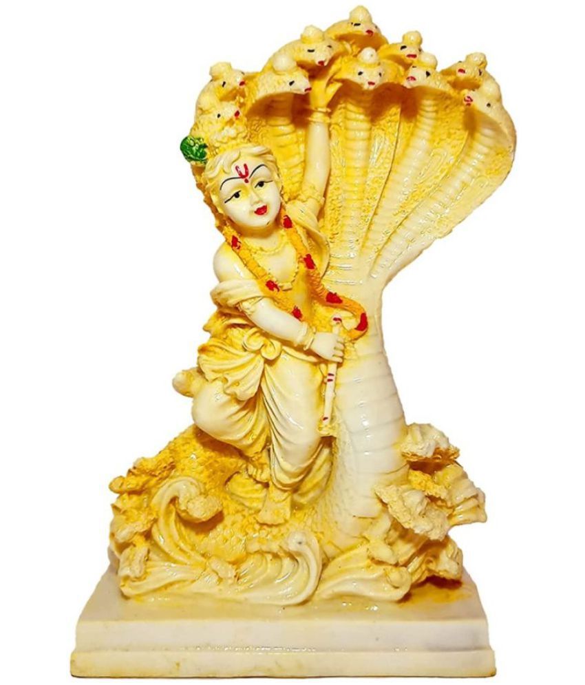     			NINE 11 CRAFT - Polyresin Lord Krishna Idol ( 18 cm )
