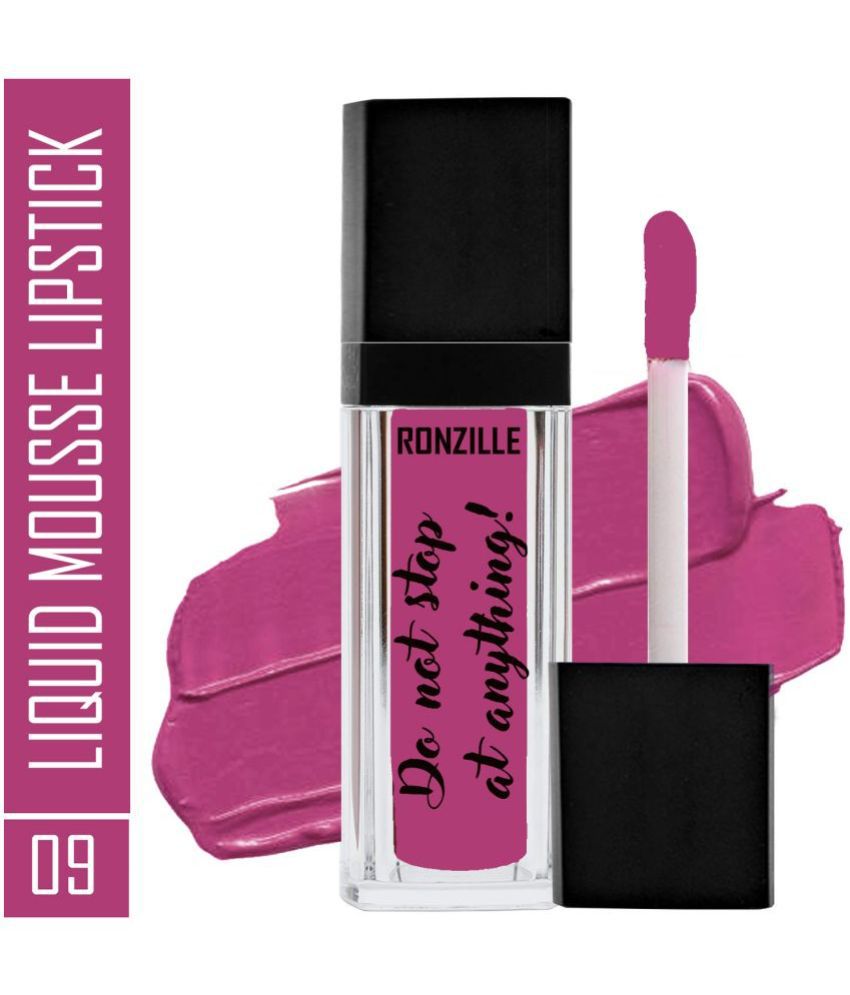     			Ronzille - Fuchsia Pink Matte Lipstick 10